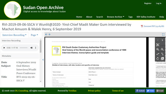 Sudan Open Archive